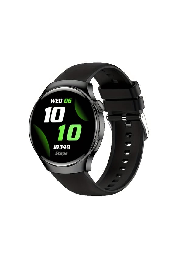 2025 Full-Screen Touch Smart Watch, Large Display Fitness Tracker with SOS, Wireless Call, Remote Camera, USB Rechargeable, iOS Compatible