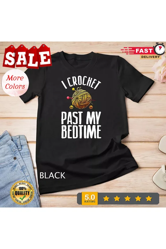 2025/Funny Crochet Gift For Crocheter Cool Quilting Crocheting T-Shirt Unisex T-