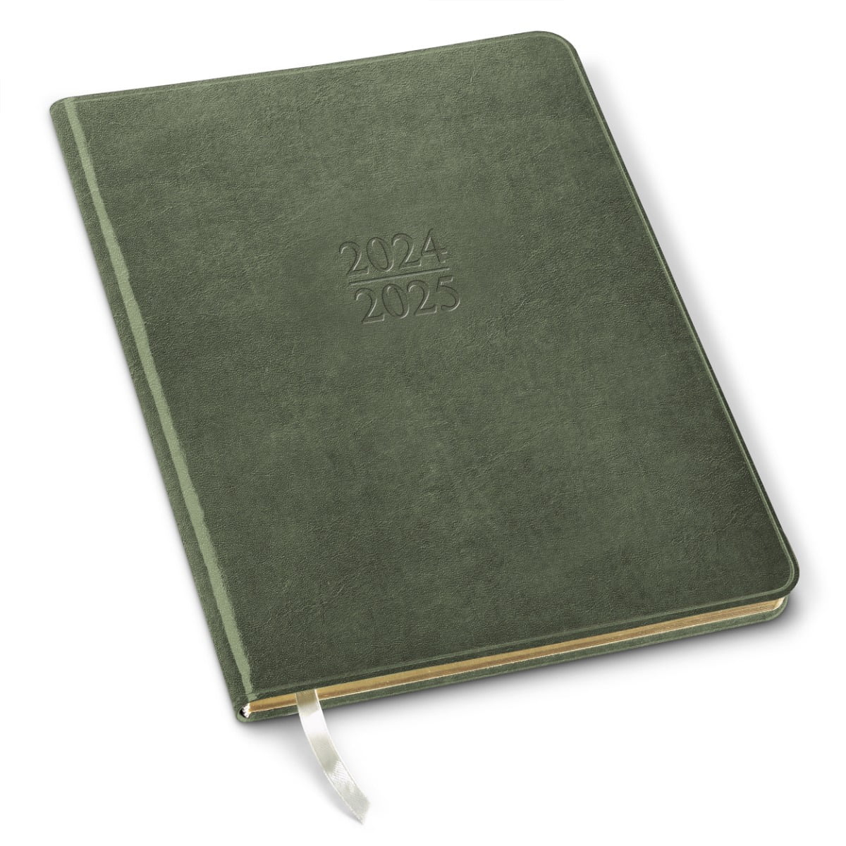 Gallery Leather Academic Planner 2025 Acadia Cactus 9x7"