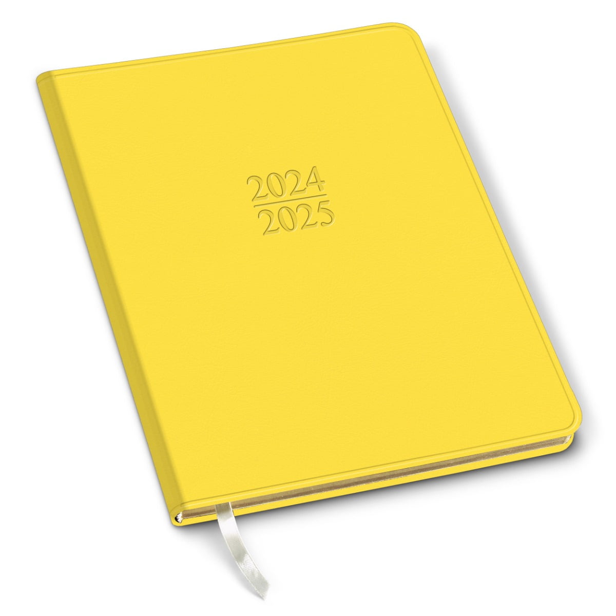 Gallery Leather Academic Planner 2025 Caribbean Yellow 9x7