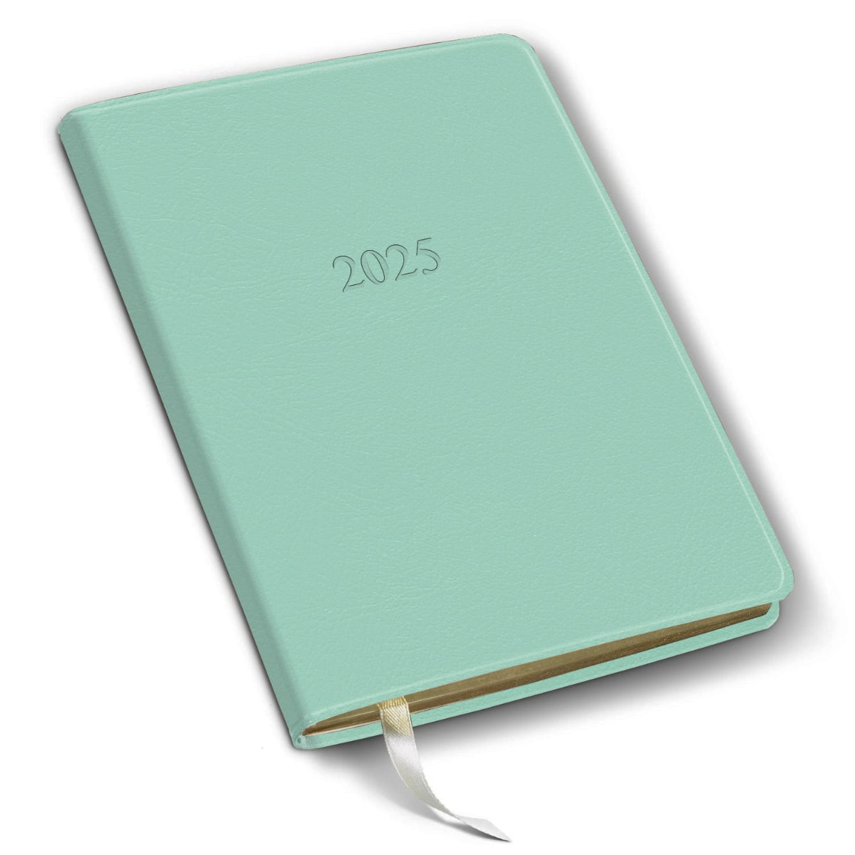 Gallery Leather Desk Weekly Planner 2025 Caribbean Sea Glass 8x5.5