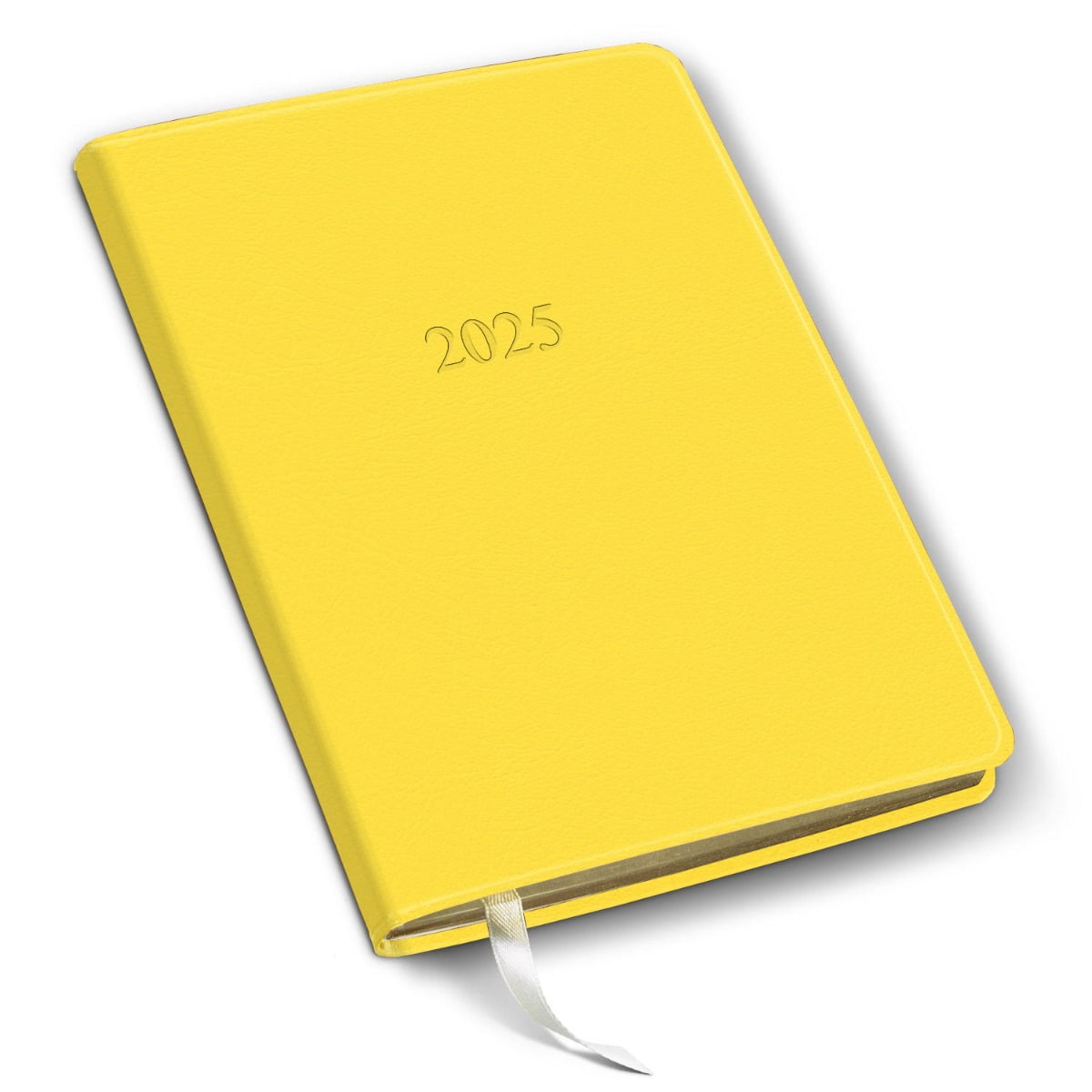 Gallery Leather Desk Weekly Planner 2025 Caribbean Yellow 8x5.5