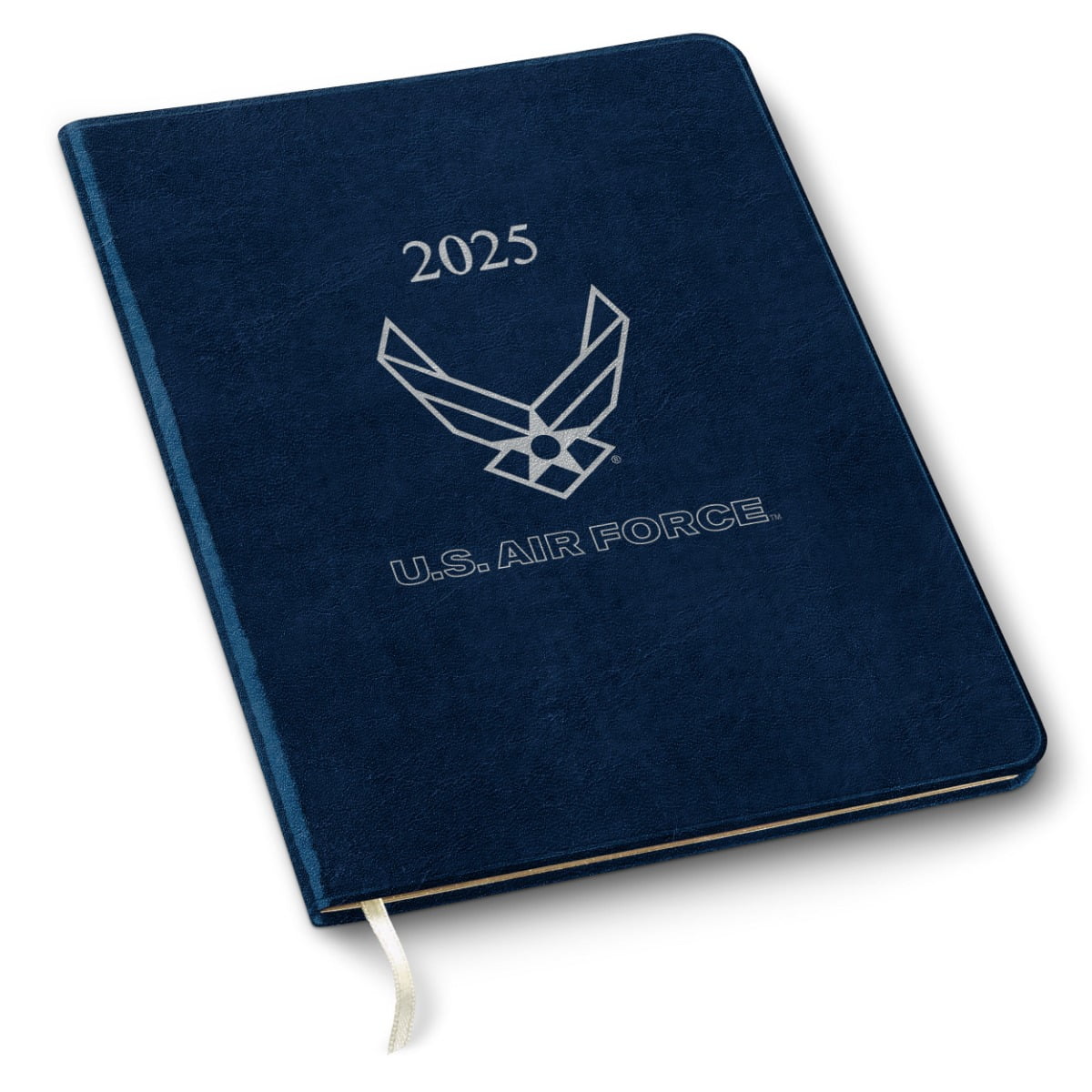 Gallery Leather Large Monthly Planner 2025 Acadia Navy US Air Force