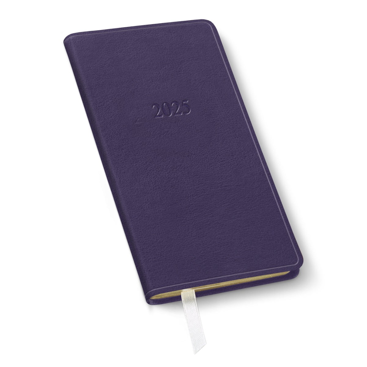 Gallery Leather Pocket Monthly Planner 2025 Camden Violet 6x3.25