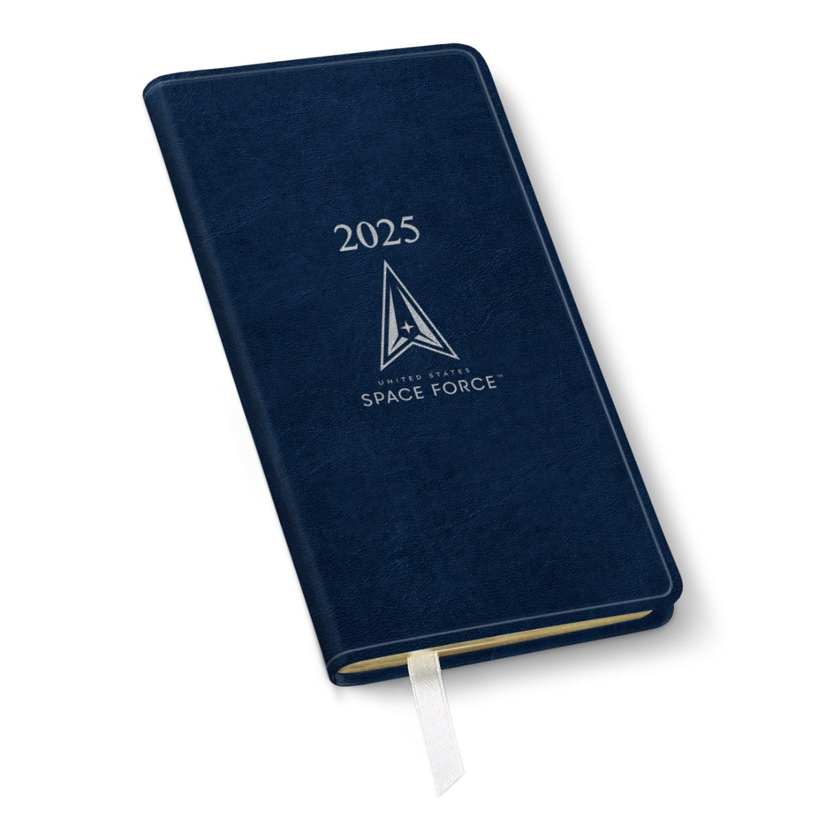Gallery Leather Pocket Weekly Planner 2025 Acadia Navy US Space