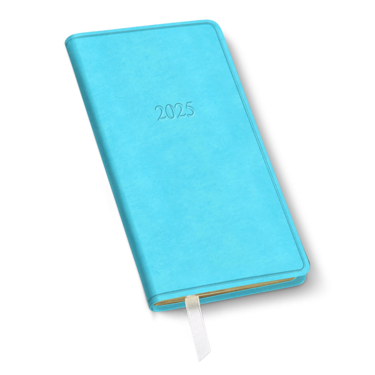 Gallery Leather Pocket Weekly Planner 2025 Acadia Pool 6x3.25