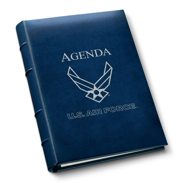 Gallery Leather RingBound Planner 2025 Acadia Navy US Air Force