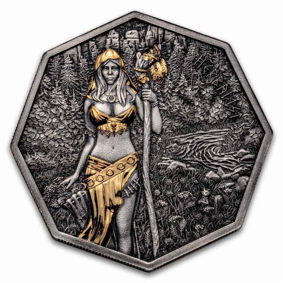 2025 Germania Witchcraft: Herbalist Ritual 1 oz Silver Round BU