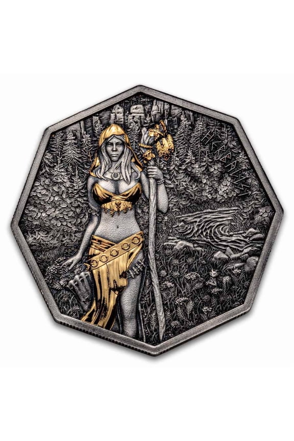 2025 Germania Witchcraft: Herbalist Ritual 1 oz Silver Round BU
