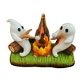 thumbnail image 1 of 2025 Ghost Campfire Flickering Nightlight: 2 Ghost Roasting S'mores At Campfire 3D Spooky Fire Marshmallow Night Light - LED Faux Campfire Lamp Plug into Wall Funny Halloween Gifts, 1 of 6