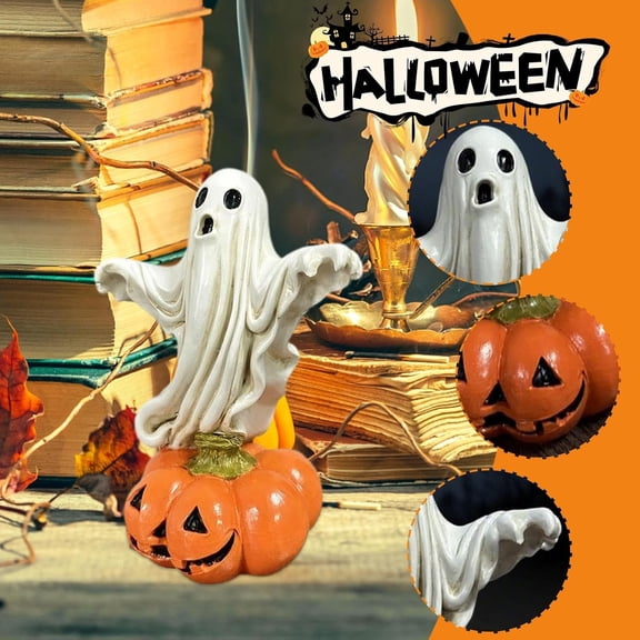 2025 Ghost Figure Ghost Statue Spooky Sculpture Decoration With Funny Face Expression For Fall Home Fireplace Garden Indoor