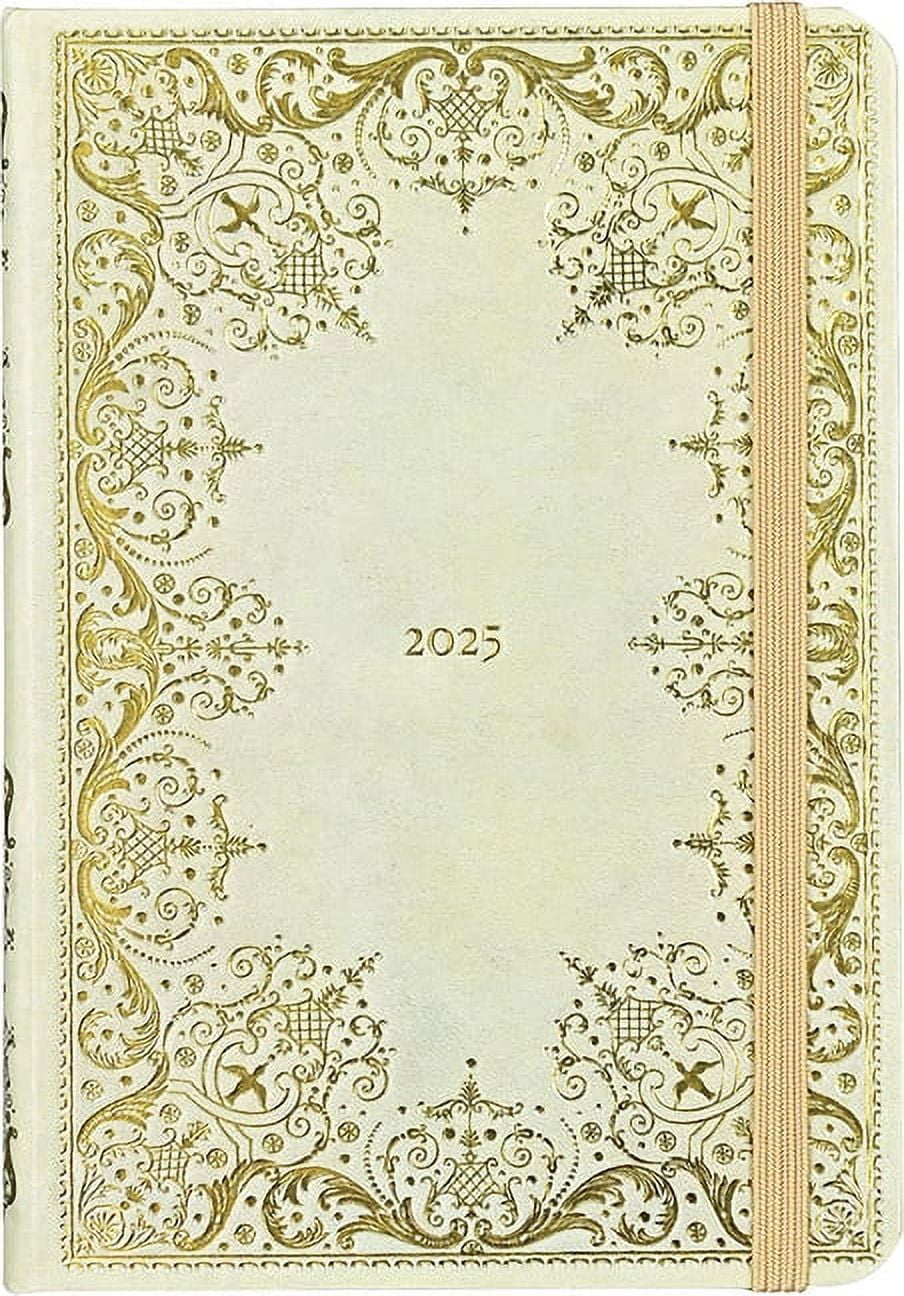 2025 Gilded Ivory Weekly Planner 16 Months, Sept Nepal Ubuy