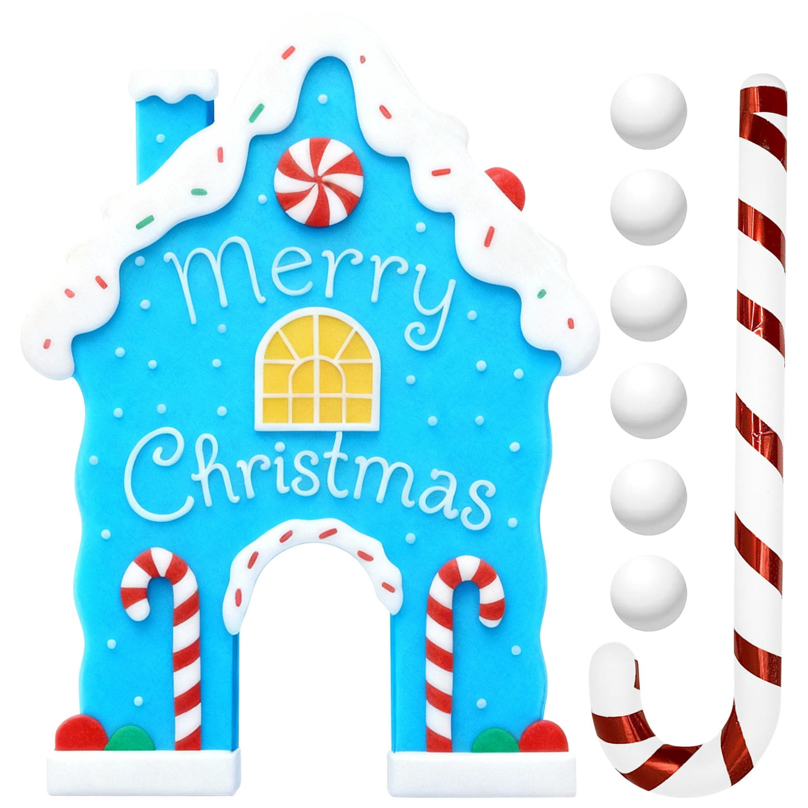 2025 Gingerbread Golf Game Set Holiday Wooden Mini Golf Toy with Candy ...