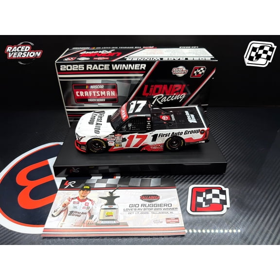 2025 Gio Ruggerio 1:24 First Auto Group Talladega Race Win Diecast