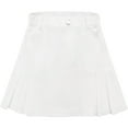 thumbnail image 1 of 2025 Girl's Denim Skirts Elastic Waist Pleated Toddler Girls Jean Skirt, 1 of 5