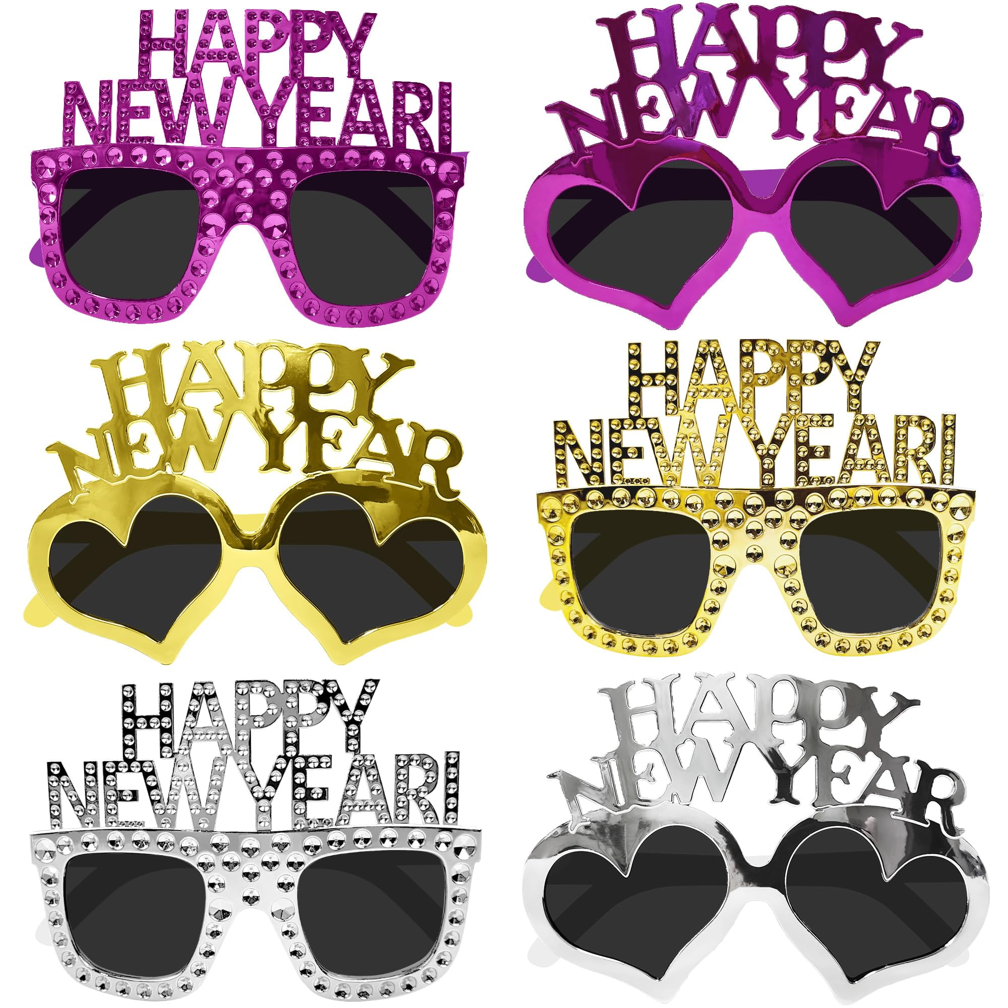 Happy New Year 2025 Glasses Lucy Roseanne