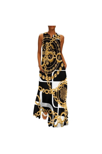 Chain Print Dress