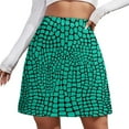 2025 Gold Python Snakeskin Skirt Female Animal Print Modern Mini Skirts ...