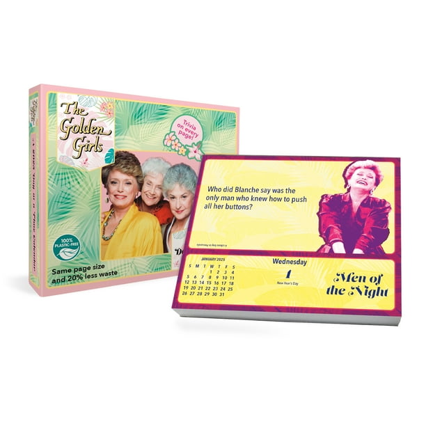 2025 Golden Girls Box Calendar Walmart Business Supplies