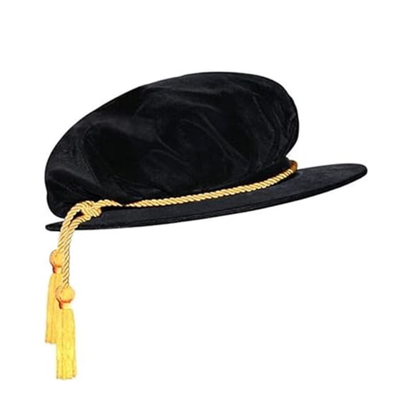 2025 Graduate Doctor Velvet Hat Tutor Hat Graduation Hat