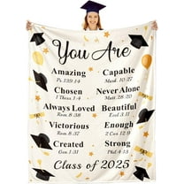 2025 Graduation Blankets, 2025 Graduation Decorations, Graduation Blankets Class of 2025, 2025 Graduation Gifts for Her Him, Best Gifts for High School Seniors, Throw Blankets for Couch Bed 50" X 60"