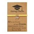 thumbnail image 1 of 2025 Graduation Bracelet Gift Set - Adjustable Inspirational Jewelry with Charm & Quote Cards for College, High School, PhD Grads - Keepsake for Her/Him, 1 of 5