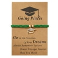 thumbnail image 1 of 2025 Graduation Bracelet Gift Set - Adjustable Inspirational Jewelry with Charm & Quote Cards for College, High School, PhD Grads - Keepsake for Her/Him, 1 of 5