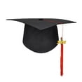 thumbnail image 1 of 2025 Graduation Cap 9.4x4.7in | Adjustable Mortarboard with Year Tassel | Bachelor's Degree Hat for Adults/Kids Ceremony Photo Props (0.18lb)​, 1 of 6
