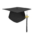 thumbnail image 1 of 2025 Graduation Cap 9.4x4.7in | Adjustable Mortarboard with Year Tassel | Bachelor's Degree Hat for Adults/Kids Ceremony Photo Props (0.18lb)​, 1 of 6