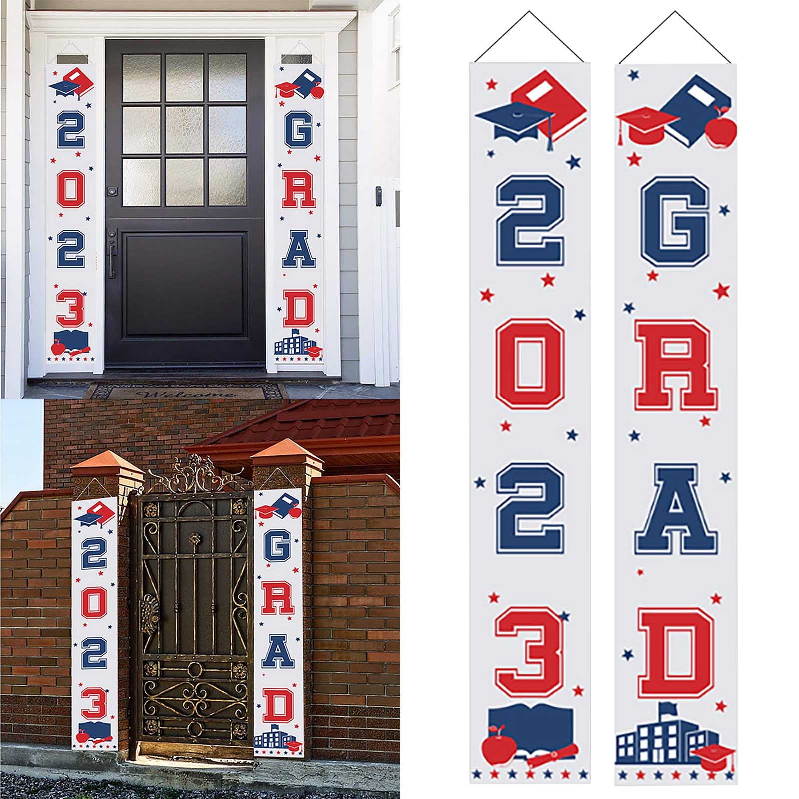 2025 Graduation Decoration Banner 180x30cm, Class Congrats Porch Sign