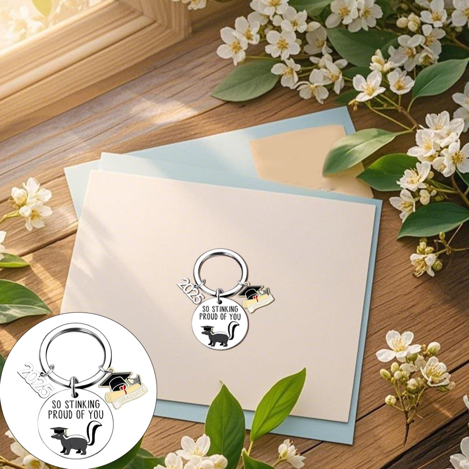 2025 Graduation For Him Her Class Of 2025 Graduation Keychain ...