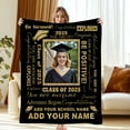 thumbnail image 1 of 2025 Graduation Gifts Blanket,Graduation Gifts for Her/Him, Class of 2025 High School/College/Masters Degree/Doctorate/PHD Gifts, 30"x40", 1 of 5