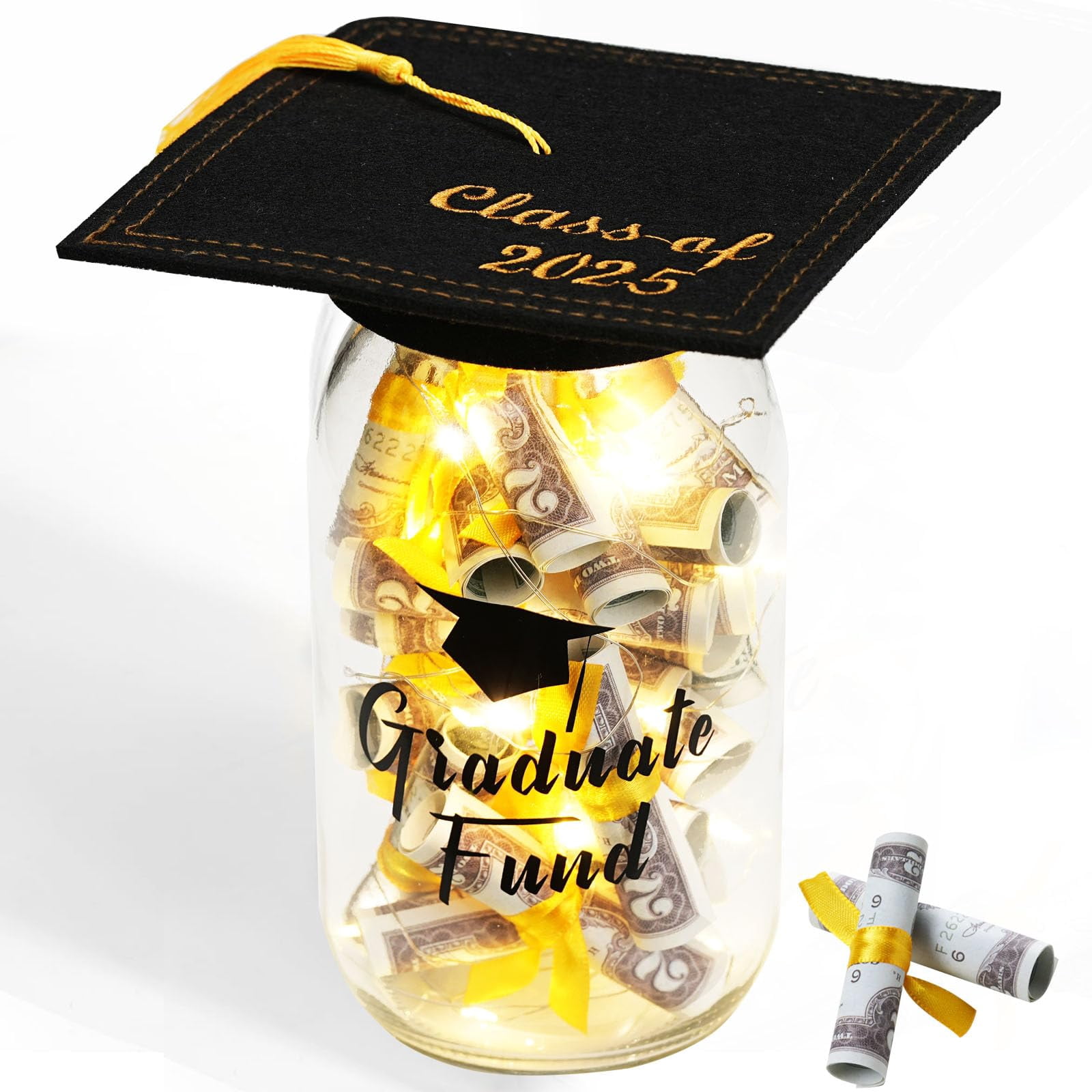 Personalized 2025 Graduation Tumbler - 20 Oz Custom Name Cup, Class Of 2025 Gift For Her, Him, High School & College Grads