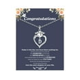 thumbnail image 1 of 2025 Graduation Gifts - Pendant Necklace for Women Inspirational Gifts Necklace for Friends College High Graduation Gift for Her, 1 of 6