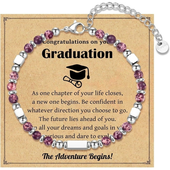 2025 Graduation Gifts for Her, Compass Bracelet for Girls Women, Inspirational High School College 5th 8th Grade Class of 2025 Graduation Gifts