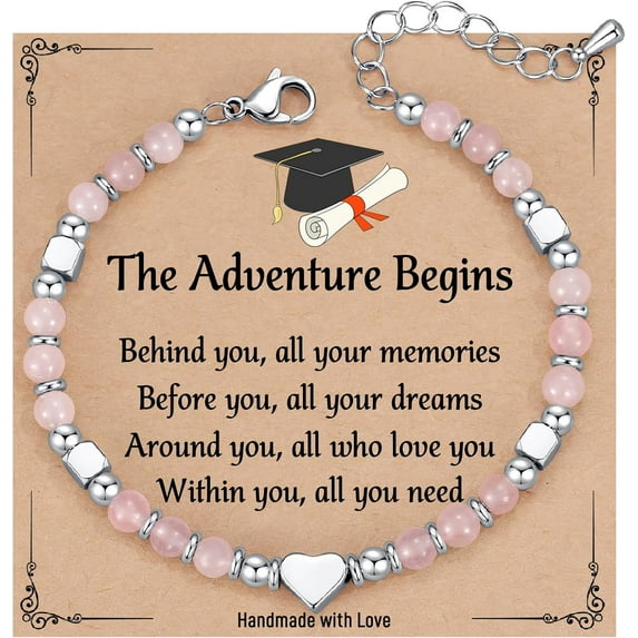 2025 Graduation Gifts for Her, Graduation Bracelets for Women Girls Middle High School College Graduates Graduation Jewelry