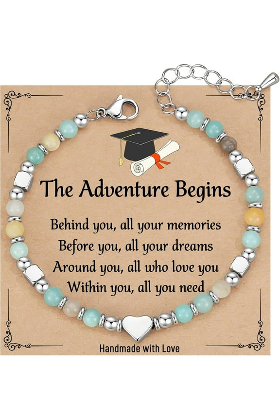 2025 Graduation Gifts for Her, Graduation Bracelets for Women Girls Middle High School College Graduates Graduation Jewelry