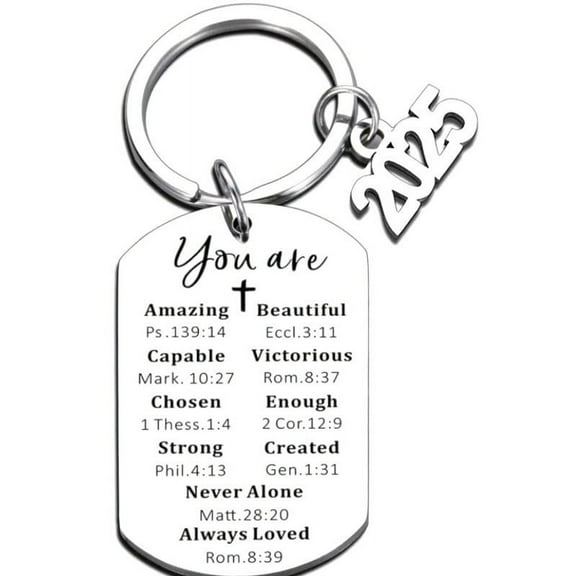 2025 Graduation Gifts for Him Her - Class of 2025 Graduation Keychain, Inspirational Gifts for College Middle High Student
