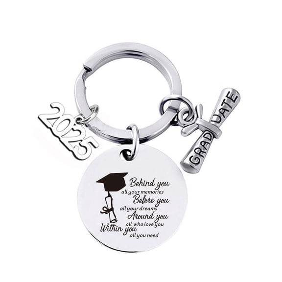 2025 Graduation Gifts for Him Her - Class of 2025 Graduation Keychain, Inspirational Gifts for College Middle High Student