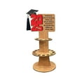 thumbnail image 1 of 2025 Graduation Money Holder, Wooden Banknote Rack with Graduation Cap, Tiered Cash Gift Holder for Graduation Party Decor, Graduation Gifts for High School & College Students, 1 of 7