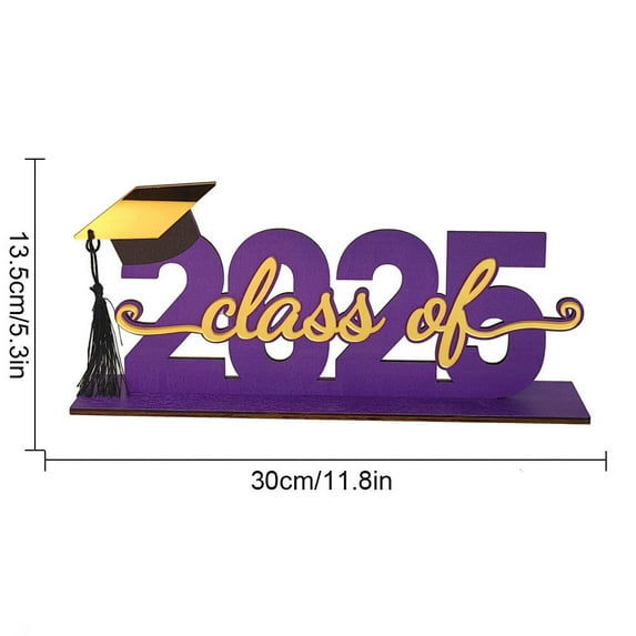 2025 Graduation Party Decorations Wooden Graduation Congratulations Graduation Table Decorations High School University Graduation Party Gift Supplies Photo Props