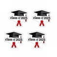 thumbnail image 1 of 2025 Graduation Season Stickers - Graduation Cap Stickers 2025 Graduation Cap Stickers Graduation Cap Sticker Labels Scrapbook Self Adhesive Black Cap Labels Invitation Letter Envelope Seals, 1 of 8