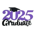 thumbnail image 1 of 2025 Graduation Wooden Sign Wall Hanging, 11.8 x 7.1 in Lightweight Wood Plaque in 5 Bold Colors, Door & Wall Decor, Photo Prop for End-of-Semester Party, Class of 2025 Graduation Celebration, 1 of 6