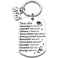 thumbnail image 1 of 2025 Graduation gifts for Him Her Class of 2025 Keychain Graduation Gifts for Women Men Middle senior High School College Grad Student Nurse Daughter Son Degree Inspirational Religious Christian gift, 1 of 6