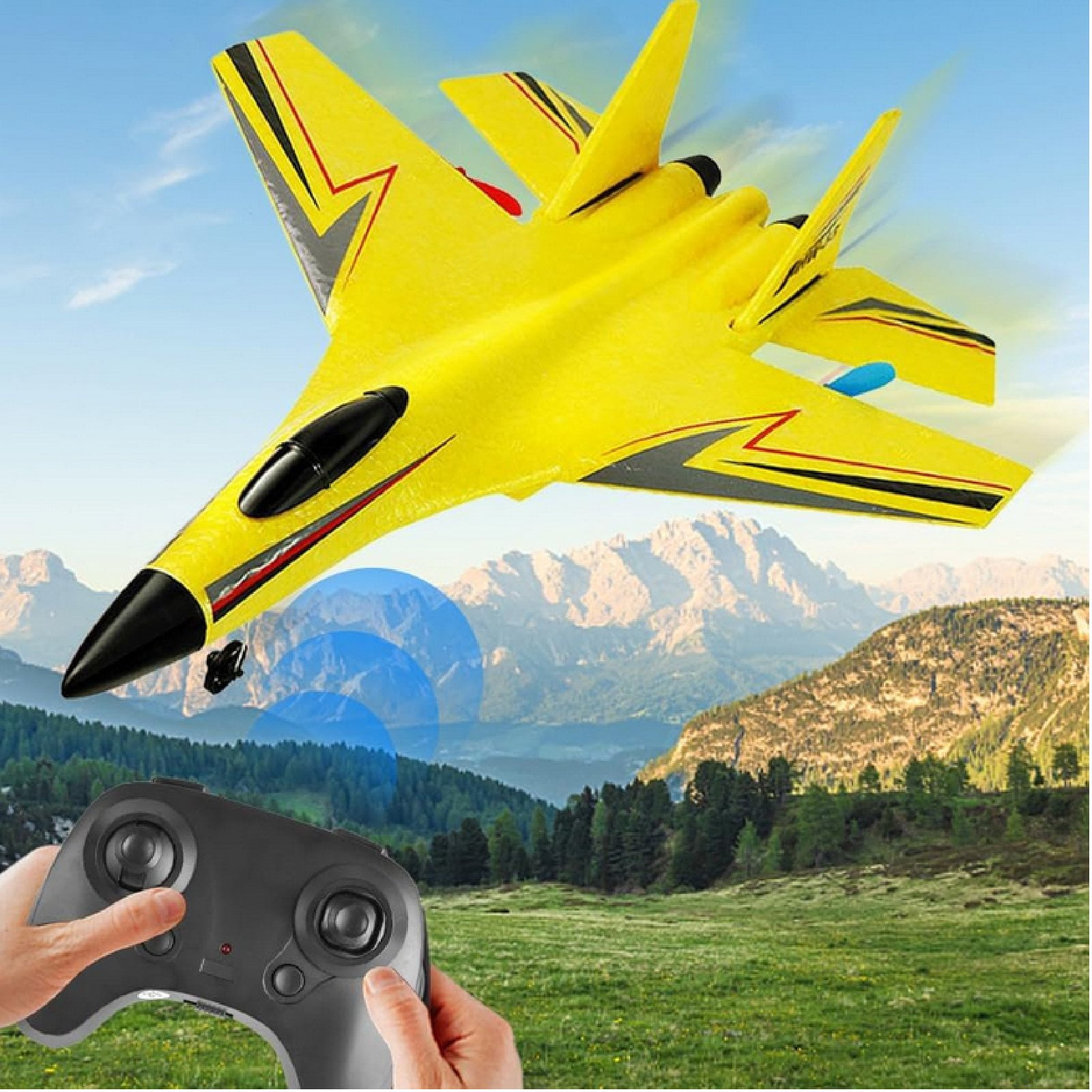2025 Gravity Gliders RC Airplane with Lights Upgrade Remote Control