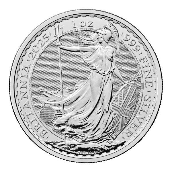 2025 Great Britain 1 oz Silver Britannia BU