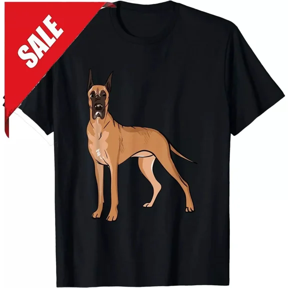 2025/Great Dane Lover Illustration for Great Dane Owner Gift Unisex T-Shirt