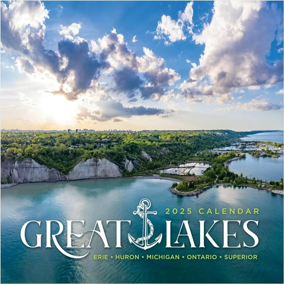 TF Publishing, Great Lakes 2025 Wall Calendar