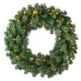 thumbnail image 1 of 2025 Green PVC Wreath, Christmas Decoration, Artificial Green Wreath for Holiday Scene Layout, Faux Greenery Wreath for Home, Office, and Holiday Decor, 1 of 1