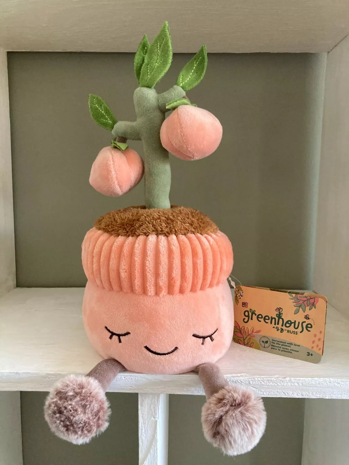 Greenhouse Potted Plant Plush Toy - Classroom Decor & Play